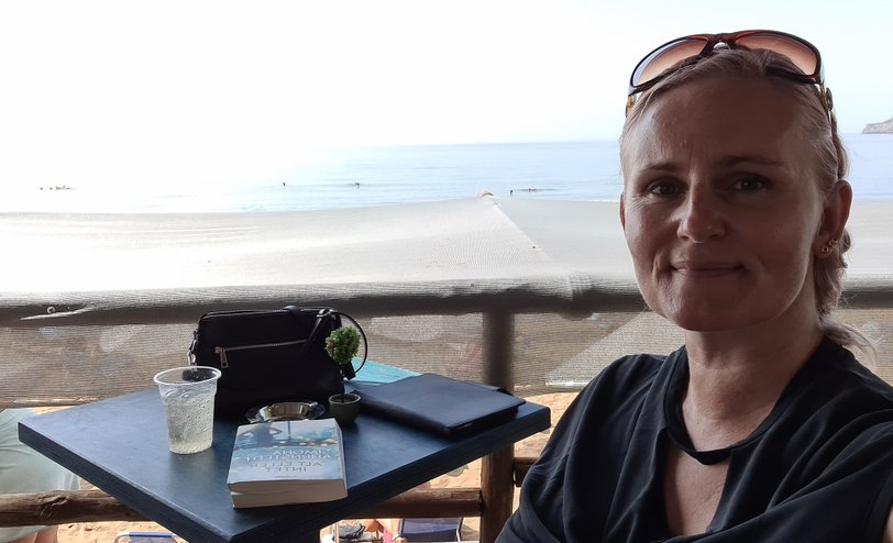 Michelle Andreassen nyder livet i Grækenland